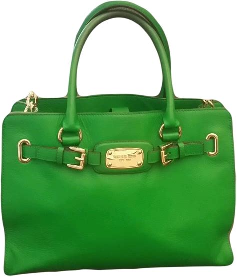 michael kors palm green hamilton tote
